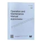 Caterpillar 300 Reclaimer Mixer Operators Maintenance Manual. Fixed Price $85.00.