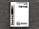 Snorkel TM16E Mast Lift Troubleshooting Service Repair Manual. Fixed Price $120.50.