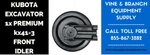 Premium Kubota Excavator Idler / KX41-3V U15 KX41-3S. Fixed Price $325.00.