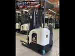 2010 Crown RR5715-40 Reach Truck Forklift 198" Electric Warehouse. Fixed Price $24950.00.