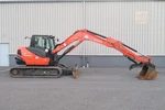 2024' Kubota KX080-4S2, Ton Midi Excavator, Angle Blade, Aux Hyd. With Thumb. Fixed Price $89900.00.