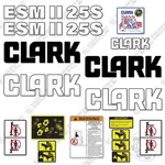 Fits Clark ESMII-25S Decal Kit Forklift 7 Year Outdoor 3M Vinyl!. Fixed Price $74.95.