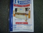 Industrial 88-10ACRSBSC Hydraulic Press Brake Operator Manual S/n W1502-013H. Fixed Price $113.58.