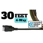 4-WAY Trailer Wiring Harness 18AWG Copper 5-PIN Flat Plug Boat Utility Cargo. Fixed Price $16.99.