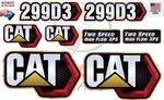 Fits Cat 299D3 High Flow Skid Steer Decal Kit 3M Vinyl Free Shipping. Fixed Price $185.95.