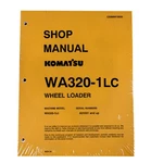 Komatsu WA-320-1LC Wheel Loader Workshop Repair Service Manual Part # CEBDW19020. Fixed Price $62.69.