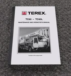 Terex Stinger TC-60 TC60 Crane Owner Operator User Guide Manual Book. Fixed Price $113.58.