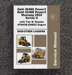 POWER2 Skid Loader Technical Repair Manual Gehl 4640E 5240E F095. Fixed Price $29.00.
