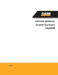 Case CX225SR Crawler Excavator Service Manual Repair Shop Book. Fixed Price $59.00.