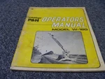 Harnischfeger P&h W-180 Truck Mounted Crane Owner Operator Manual. Fixed Price $122.48.