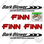 Fits Finn Bark Blower Decal Kit Mulch Spreader - 7 Year Outdoor 3M Vinyl!. Fixed Price $134.95.