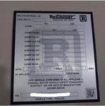 Aluminum Data Plate Fit For Reitnouer Truck Trailer Engraved. Fixed Price $98.00.