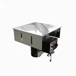 Globaltek Stainless Steel 18" Dia. Mounted Rotary Turn Table For 90 Degree. Fixed Price $3175.00.