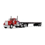 Die Cast Promotions 60-2093 1:64 White Western Star Day Cab With Flatbed Trailer. Fixed Price $116.43.