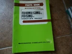 Komatsu FB10MU-1 FB13MU-1 FB15MU-1 Forklift Truck Parts Manual Book. Fixed Price $20.00.