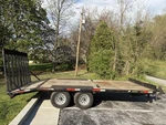 Belmont 17' Deckover Flatbed Equipment Skidloader Trailer. Fixed Price $3500.00.