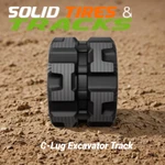 180X72X35 Two Mini Excavator Rubber Tracks For Vermeer CTX50, CTX-50, Jcb 8008. Fixed Price $540.00.