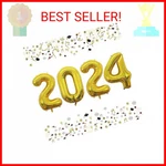 Goer 42 Inch 2024 Gold Foil Number Balloons For New Year Eve Festival Party. Fixed Price $19.73.