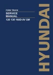 Hyundai 120D-9V 130D-9V 160D-9V Forklift Service Paper Manual. Fixed Price $99.00.
