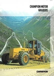 Equipment Brochure - Champion Motor Graders Product Line C1998 (E8641). Fixed Price $17.38.
