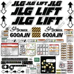 Fits Jlg 600AJN Decal Kit Boom Lift Custom - 7 Year Outdoor 3M Vinyl!. Fixed Price $264.95.