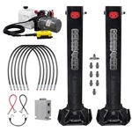 Dual Hydraulic Trailer Jack Kit Standard Kti Pump Heavy-duty Lift System. Fixed Price $2565.00.