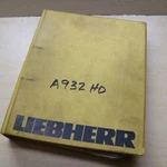 Liebherr A932 Hd Excavator Crawler Parts Manual Catalog Book Spare List. Fixed Price $45.50.