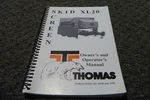 Thomas XL20 Skid Screening Plant Owner Operator Manual User Guide 45520XZ. Fixed Price $197.19.