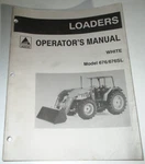 White Agco 676SL Loader Operators Manual (fits 6065 6085 Tractors) Original!. Fixed Price $23.99.