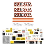 Kubota Stickers U17-3 Decals, Repro Mini Excavator Kit. Fixed Price $132.28.