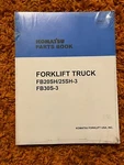 Komatsu Forklift Truck FB20SH FB25SH-3 FB30S-3 Parts Book Manual PM016 Nos. Fixed Price $90.99.