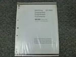 Case Vibromax W 602 Bd Vibratory Roller Parts Catalog Manual Supplement 8-4760. Fixed Price $76.68.