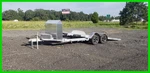 2026 Aluma 8218 Tilt Anniversary Car Hauler Trailer Aluminum New. Fixed Price $12495.00.