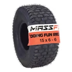 Massfx 15X6-6 Turf Tire For Outdoor Power Equipment And Lawn Mowers 4-PLY. Fixed Price $28.99.