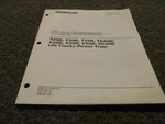 Caterpillar T25D T30D T35D Forklift Truck Power Train Service Manual Suppl Xz. Fixed Price $86.49.