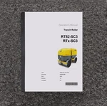 Wacker Neuson RTX-SC3 Trench Roller Compactor Owner Operator User Guide Manual. Fixed Price $91.91.