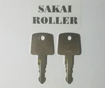 (2) Sakai Blacktop Roller Keys Heavy Equipment Ignition Asphalt. Fixed Price $9.88.