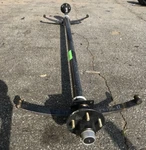 3500 3.5K 4" Drop Idler Axle Trailer Cargo Dump Utility Multiple Dimensions. Fixed Price $415.00.