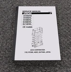 Aichi SV08EWL SV10EWL Models Scissor Lift Shop Service Repair Manual. Fixed Price $124.74.