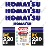 Fits Komatsu PC220LC-7 Decal Kit Excavator Sticker Replacements Year Vinyl!. Fixed Price $274.95.