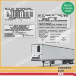 Utility VS2RA Trailer Body Stickers Quality Replica. Fixed Price $65.00.