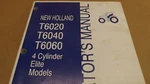 New Holland T6020 T6040 T6060 Elite Tractor Operator's Manual. Fixed Price $19.99.
