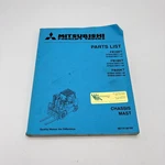 Mitsubishi Caterpillar Forklift Parts List FB16KT FB18KT FB20KT Manual Catalog. Fixed Price $39.00.