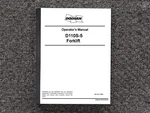 Doosan D110S-5 Forklift Truck Owner Operator Manual User Guide. Fixed Price $120.40.