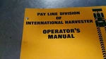 International Harverster TD-20 Series B Crawler Operaturs Manual. Fixed Price $60.00.