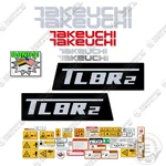 Fits Takeuchi Kit Skid Steer Equipment Decals (TL-8-R2). Fixed Price $174.95.