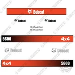 Fits Bobcat 5600 Kit 4X4 Tool Carrier Utility Vehicle Decals New Style. Fixed Price $189.95.