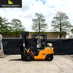 2020 Mitsubishi FG25N Forklift 5,000 Lbs Lpg 4-STAGE Pneumatic Cat- 2,002 Hours. Fixed Price $12600.00.