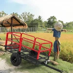 15 Cu.ft Garden Dump Trailer 1,500 Lb Load, Universal Hitch For Tractor/atv. Fixed Price $346.53.
