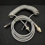 Double Sleeved Coiled Cable With Aviator Usb-c Usb-a Mechanical Keyboard. Fixed Price $14.99.
